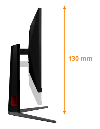 AOC G4 U32G4U Monitor PC 80 cm (31.5") 3840 x 2160 Pixel 4K Ultra HD Nero, Rosso