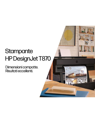 HP Designjet Stampante T870 da 24”