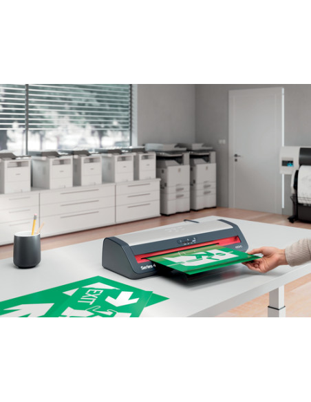 GBC 4410072EU plastificatrice Plastificatrice a caldo 800 mm/min Nero, Acciaio inox