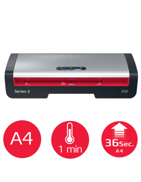 GBC 4410070EU plastificatrice Plastificatrice a caldo 500 mm/min Nero, Acciaio inox