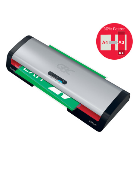 GBC 4410071EU plastificatrice Plastificatrice a caldo 500 mm/min Nero, Acciaio inox