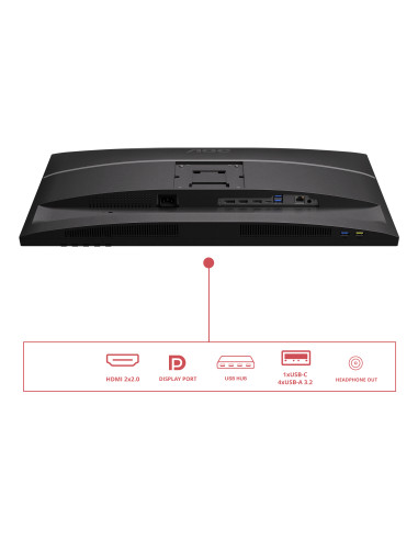 AOC E4 U27E4CV Monitor PC 68,6 cm (27") 3840 x 2160 Pixel 4K Ultra HD LED Nero