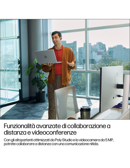 HP EliteBook 6 G1i AI Intel Core Ultra 7 265U Computer portatile 35,6 cm (14") WUXGA 16 GB DDR5-SDRAM 512 GB SSD Wi-Fi 6E (802.1