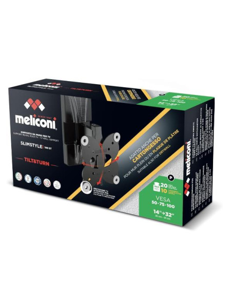 STAFFA MURO SLIMSTYLE PLUS 100 ST