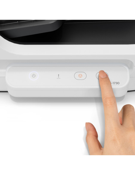 Epson WorkForce DS-1730 Scanner a piano e ADF 1200 x 1200 DPI A4 Nero, Bianco