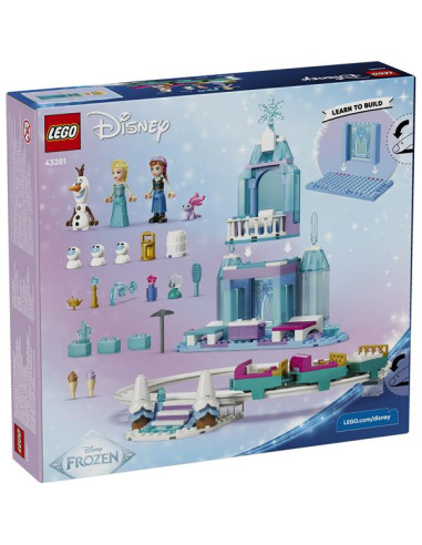 CASTELLO DI GHIACCIO DI ELSA E NEVE