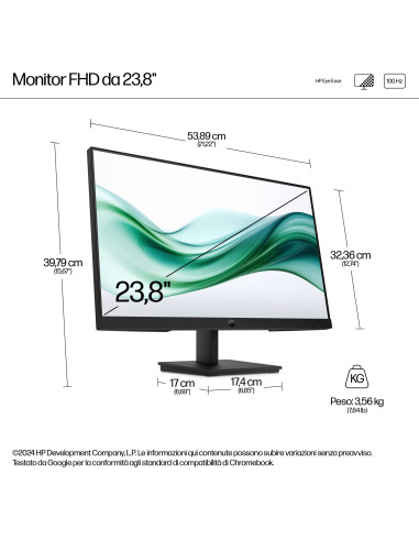 HP Series 3 Pro Monitor serie 3 Pro FHD da 23,8" – 324pv