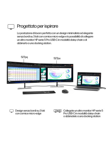 HP Monitor serie 5 Pro QHD 27'' – 527pq