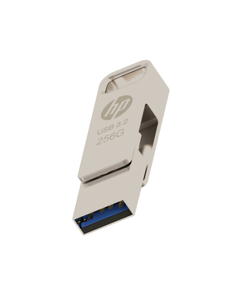 HP HPFD206C-256 unità flash USB 256 GB USB Type-A / USB Type-C 3.2 Gen 2 (3.1 Gen 2) Argento