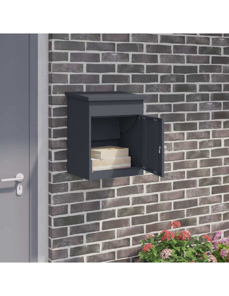 Cassetta per pacchi Antracite 47.5 x 38 x 59 cm Acciaio