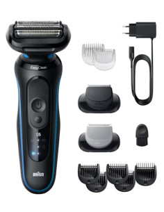 Braun Series 5 52-B1650S rasoio elettrico Trimmer Blu