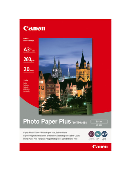 Canon carta fotografica Plus Semi-gloss SG-201 A3 Plus - 20 fogli