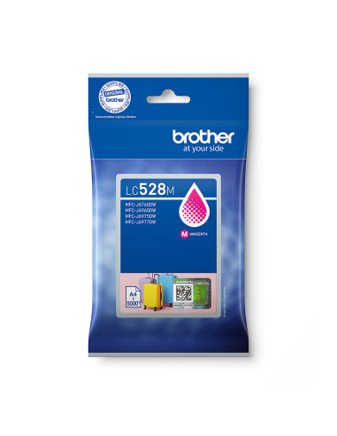 Brother LC528M cartuccia d'inchiostro 1 pz Originale Magenta