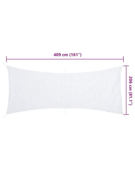 Rete Mimetica con Custodia di Conservazione 409x206 cm Bianca