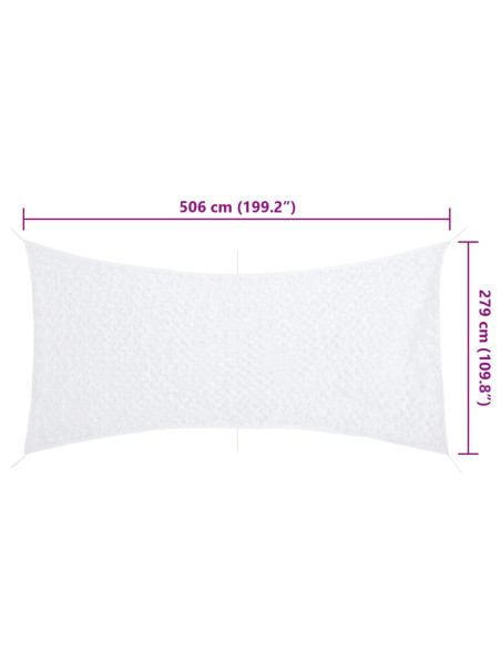 Rete Mimetica con Custodia di Conservazione 506x279 cm Bianca