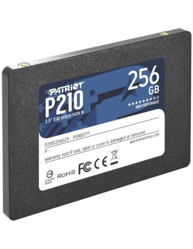 SSD PATRIOT 256GB P210 2.5" SATA3 READ:510MB/WRITE:440 MB/S - P210S256G25