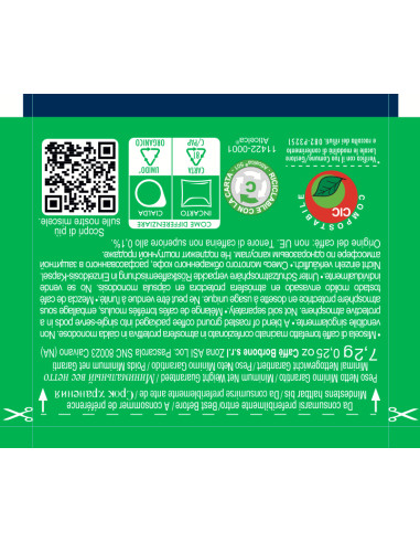 Caffè Borbone Cialda Miscela Decaffeinata - confezione da 50 pezzi