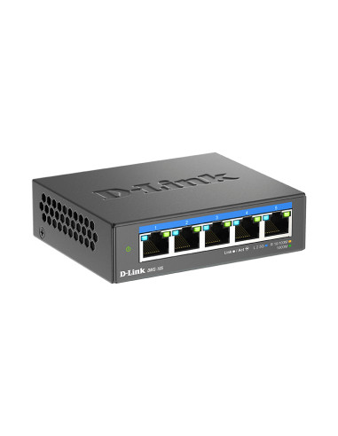 D-Link DMS-105 Non gestito L2 2.5G Ethernet (100/1000/2500) Nero