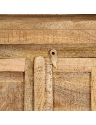 Libreria 50x30x180 cm in Legno Massello di Mango