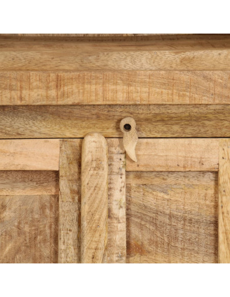 Libreria 50x30x180 cm in Legno Massello di Mango