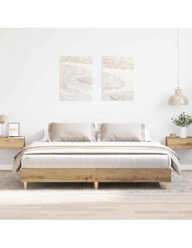 Giroletto senza Materasso Rovere Artigianale 160x200 cm