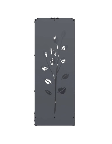 Rastrelliera per Legna da Ardere Antracite 40x30x80 cm