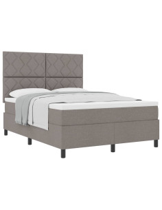 Letto a molle con materasso Talpa 160 x 200 cm Tessuto 2