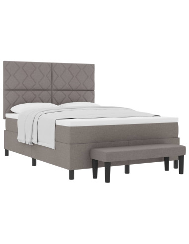 Letto a molle con materasso Talpa 160 x 200 cm Tessuto