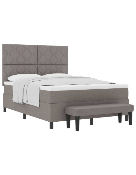 Letto a molle con materasso Talpa 160 x 200 cm Tessuto