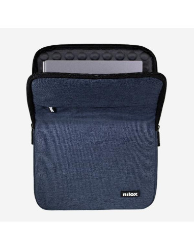 Nilox NXSL13BL borsa per laptop 33,8 cm (13.3") Custodia a tasca Blu