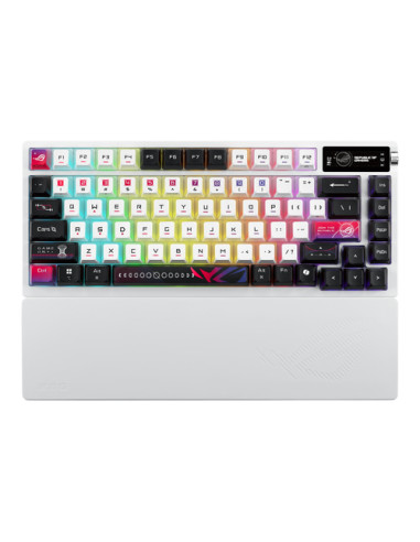 ASUS ROG Azoth X tastiera Gaming USB + RF Wireless + Bluetooth Nero, Bianco