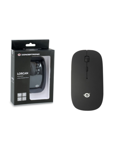 Conceptronic LORCAN01B mouse Ufficio Ambidestro Bluetooth Ottico 1600 DPI