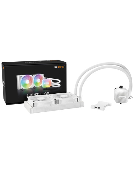 be quiet! LIGHT LOOP 240mm White Processore Raffreddatore di liquidi tutto in uno 12 cm Bianco 1 pz