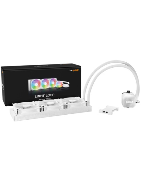 be quiet! LIGHT LOOP 360mm White Processore Raffreddatore di liquidi tutto in uno 12 cm Bianco 1 pz