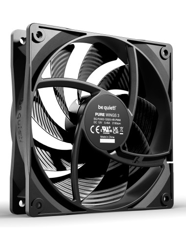 be quiet! Pure Wings 3 120 mm PWM high-speed Triple Pack Case per computer Ventilatore 12 cm Nero 3 pz