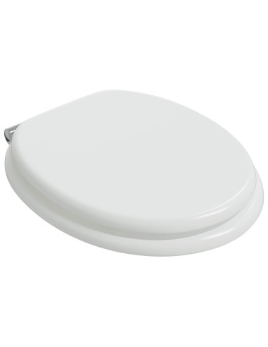 Sedile del WC Bianco 44 x 38 cm Pannello MDF
