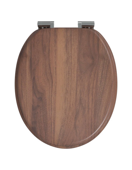 Sedile del WC Marrone 44 x 38 cm Pannello MDF