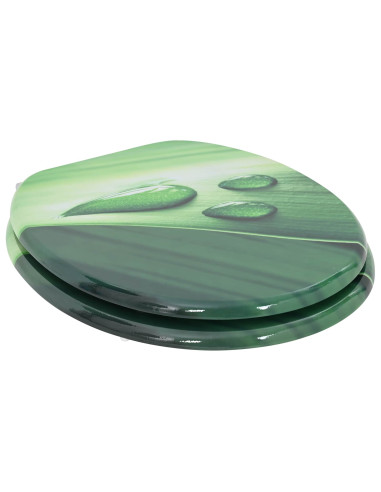 Sedile del WC Goccia verde 44 x 38 cm Pannello MDF