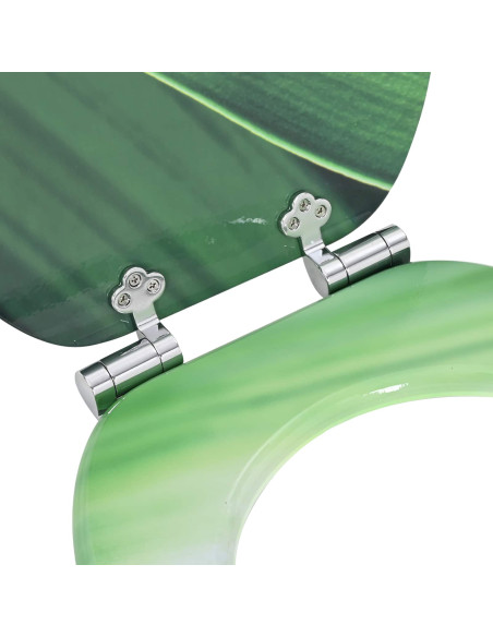 Sedile del WC Goccia verde 44 x 38 cm Pannello MDF