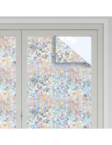 Film per Finestra Statico Trasparente 60 x 1000 cm PVC