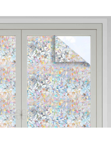 Film per Finestra Statico Trasparente 90 x 500 cm PVC