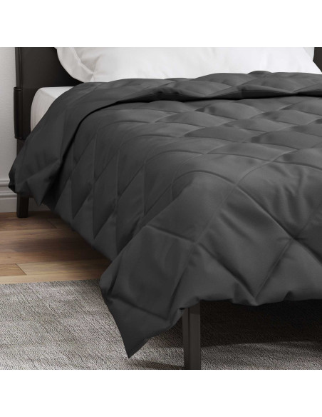 Duvet Estivo Antracite 200 x 155 cm Microfibra