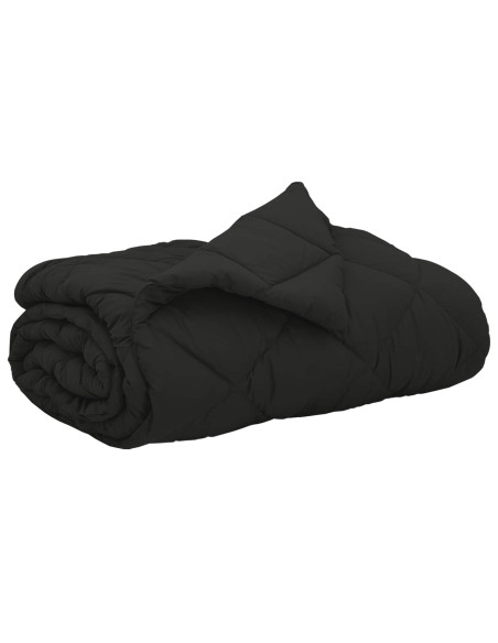 Duvet Estivo Nero 220 x 200 cm Microfibra