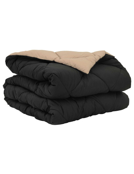 Duvet Estivo Nero e Talpa 200 x 140 cm Microfibra