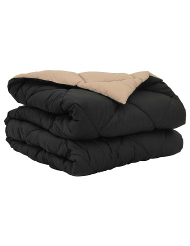 Duvet Estivo Nero e Talpa 220 x 140 cm Microfibra