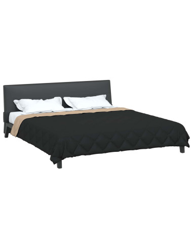 Duvet Estivo Nero e Talpa 220 x 200 cm Microfibra