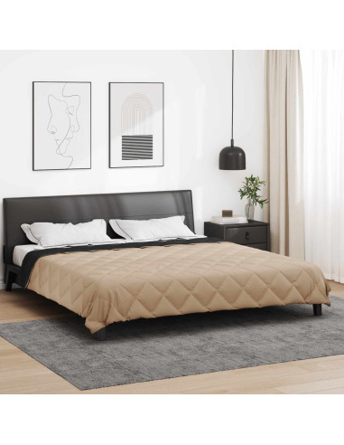 Duvet Estivo Nero e Talpa 220 x 200 cm Microfibra