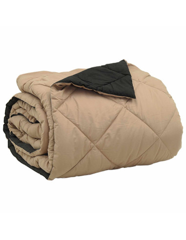Duvet Estivo Nero e Talpa 220 x 200 cm Microfibra