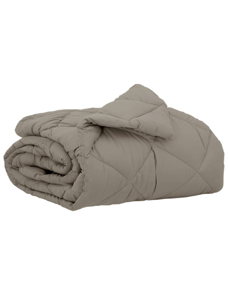 Duvet Estivo Grigio chiaro 200 x 140 cm Microfibra