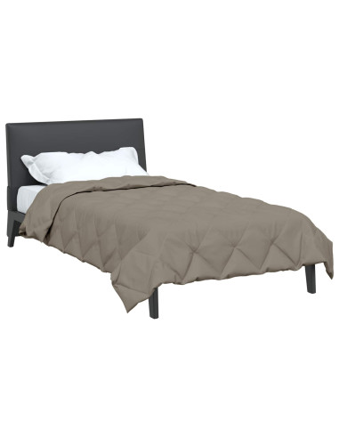 Duvet Estivo Grigio chiaro 220 x 140 cm Microfibra